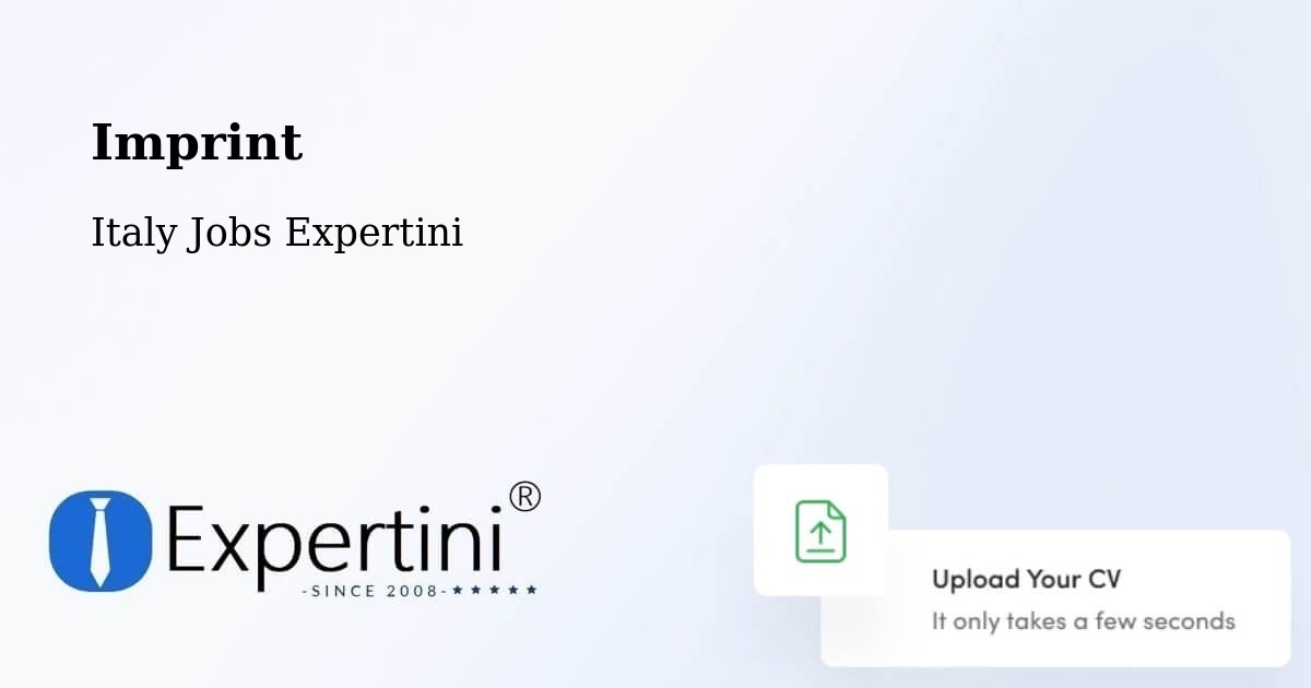 Imprint – Modena - Italy Jobs Expertini