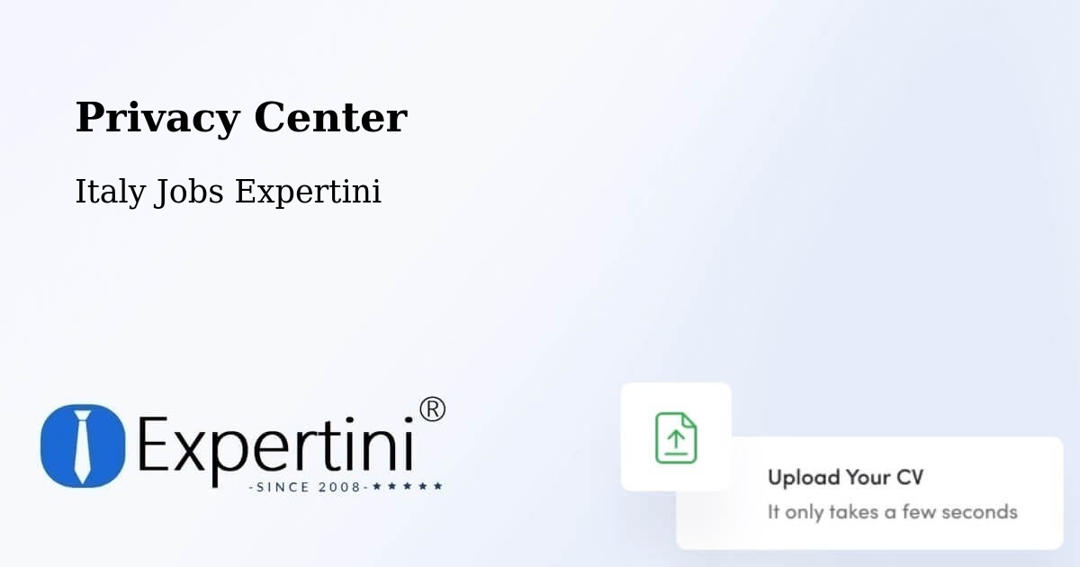 Privacy Center - Italy Jobs Expertini